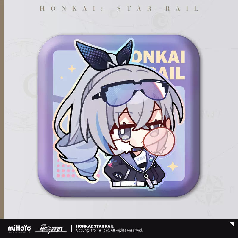 Honkai: Star Rail Pom-Pom Exhibition Hall Series Square Badge