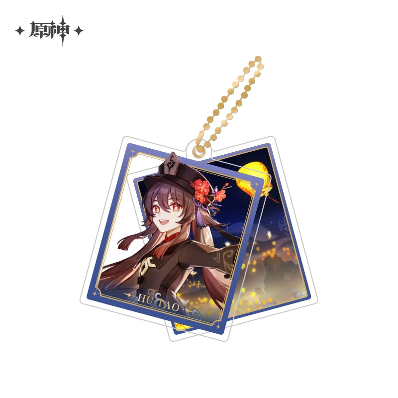 Genshin Impact Themed Series Double Acrylic Keychain