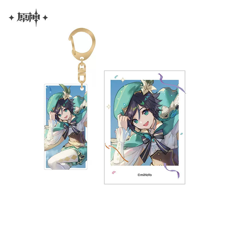 Genshin Impact FES 2023 Polaroid & Keychain