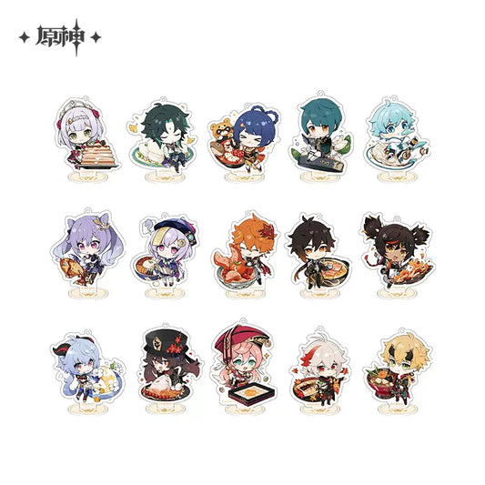 Genshin Impact Delicious Party Themed Series Character Acrylic Standee Vol 1