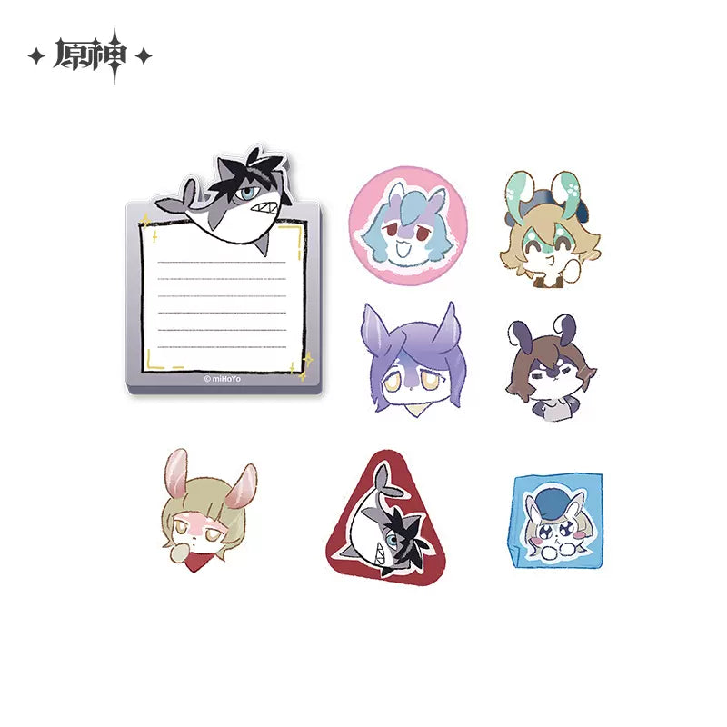 Genshin Impact FES 2024 Notepad + Sticker Set