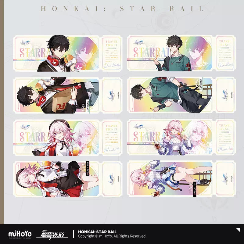 Honkai: Star Rail KFC & Time To Feast Collaboration Holographic Ticket