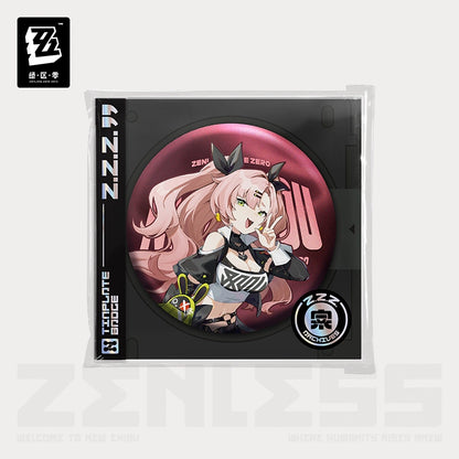 Zenless Zone Zero Tinplate Badge Cunning Hares