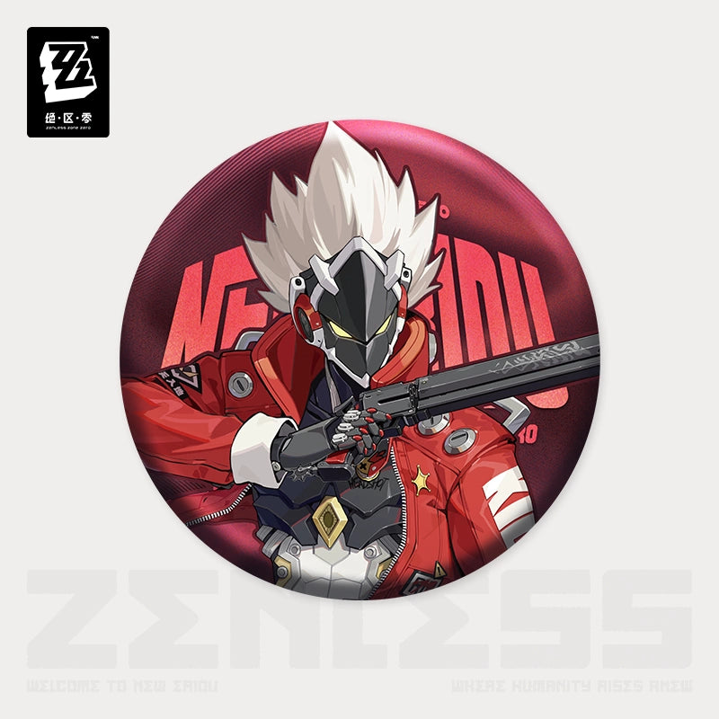 Zenless Zone Zero Tinplate Badge Cunning Hares