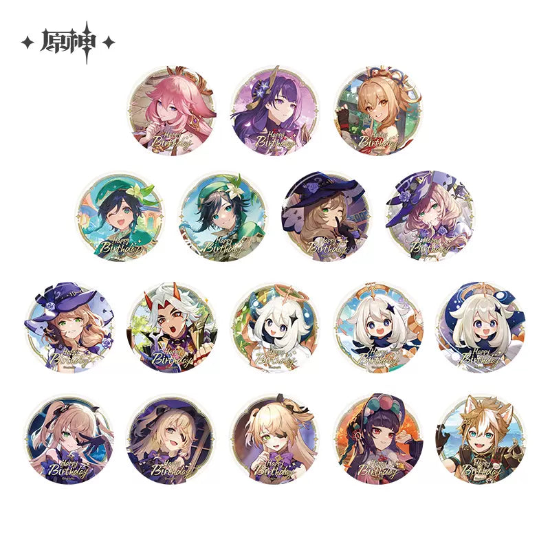 Genshin Impact Fateful Day Series Birthday Badge Vol 2