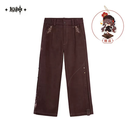 Genshin Impact Hu Tao Themed Long Pants w/ Bonus