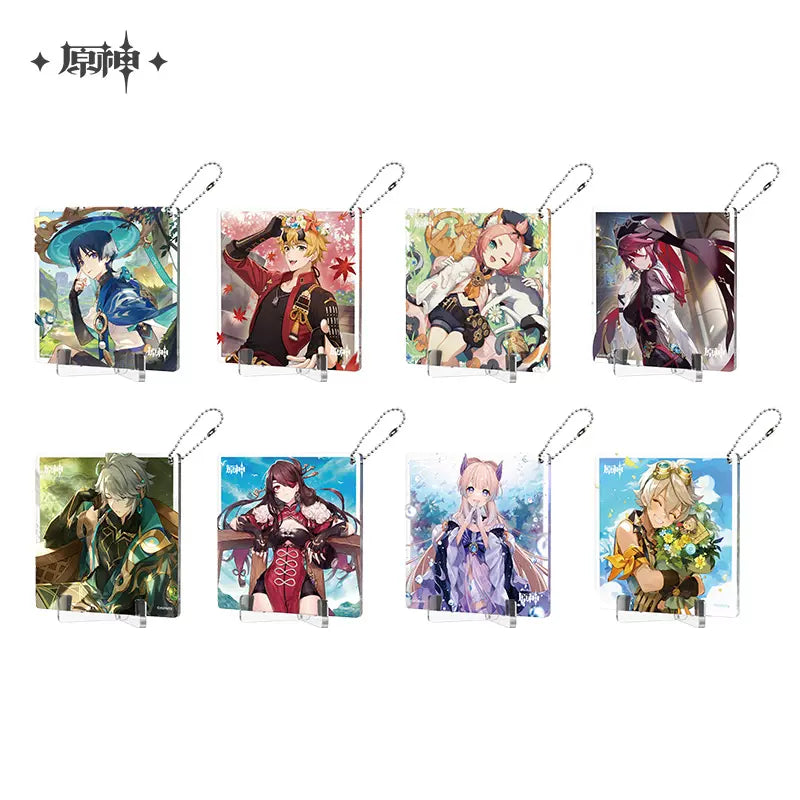 Genshin Impact Fateful Day Series Coaster Keychain