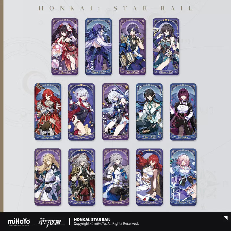 Honkai: Star Rail Fable Of Stars Series Tarot Card Tin Badge