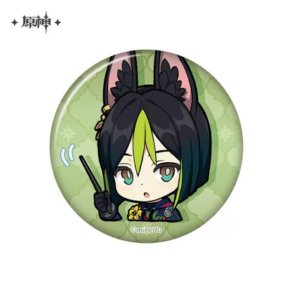 Genshin Impact Chibi Emoticon Series Badge Vol 3