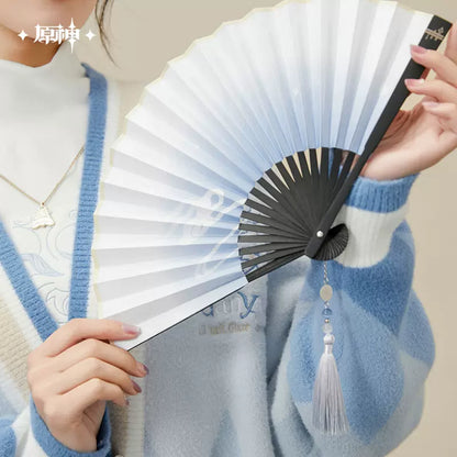 Genshin Impact Ganyu Themed Series Folding Fan