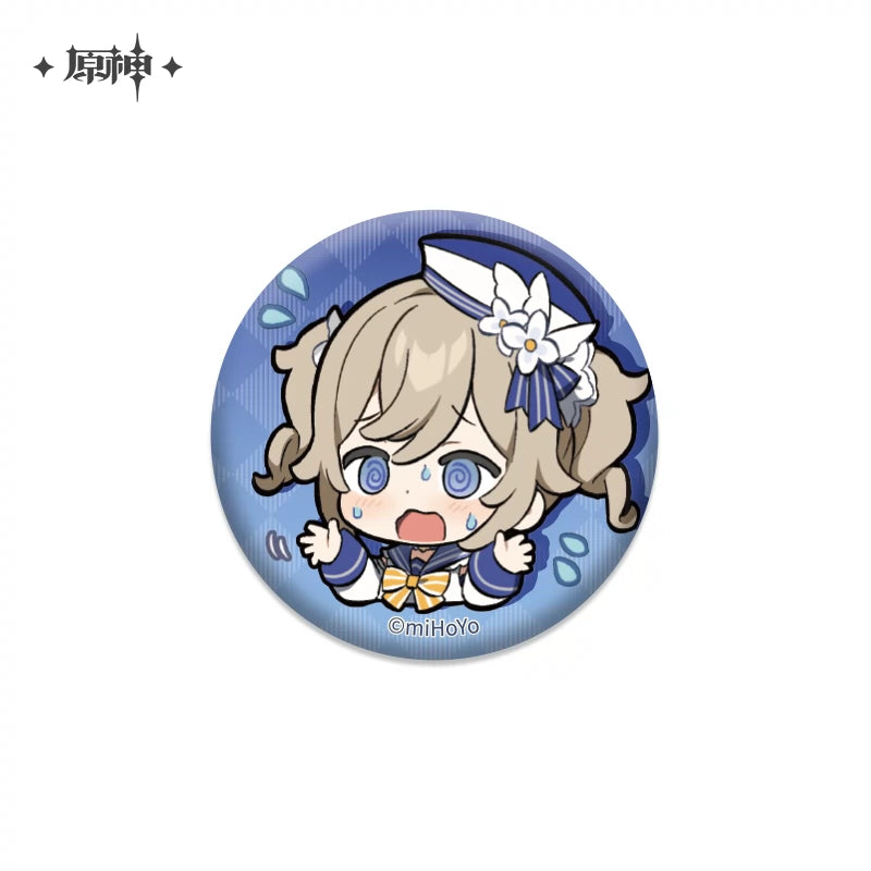 Genshin Impact Chibi Emoticon Series Badge Vol 1