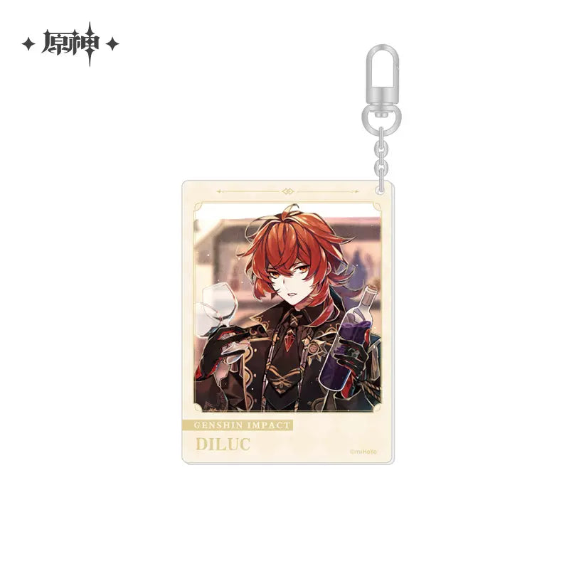 Genshin Impact Fateful Day Series Birthday Acrylic Keychain Vol 1