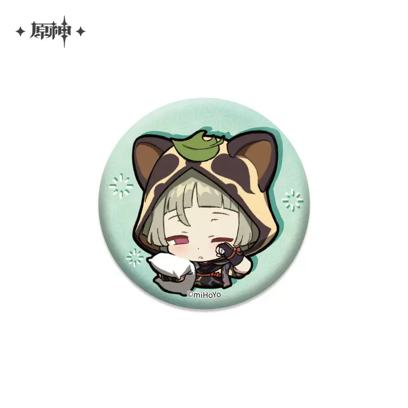 Genshin Impact Chibi Emoticon Series Badge Vol 2