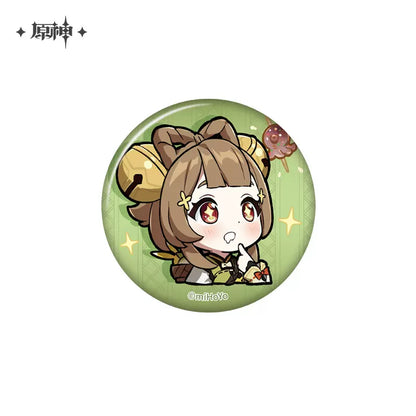 Genshin Impact Chibi Emoticon Series Badge Vol 1