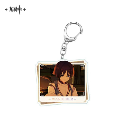 Genshin Impact Character PV Series Acrylic Pendant Keychain