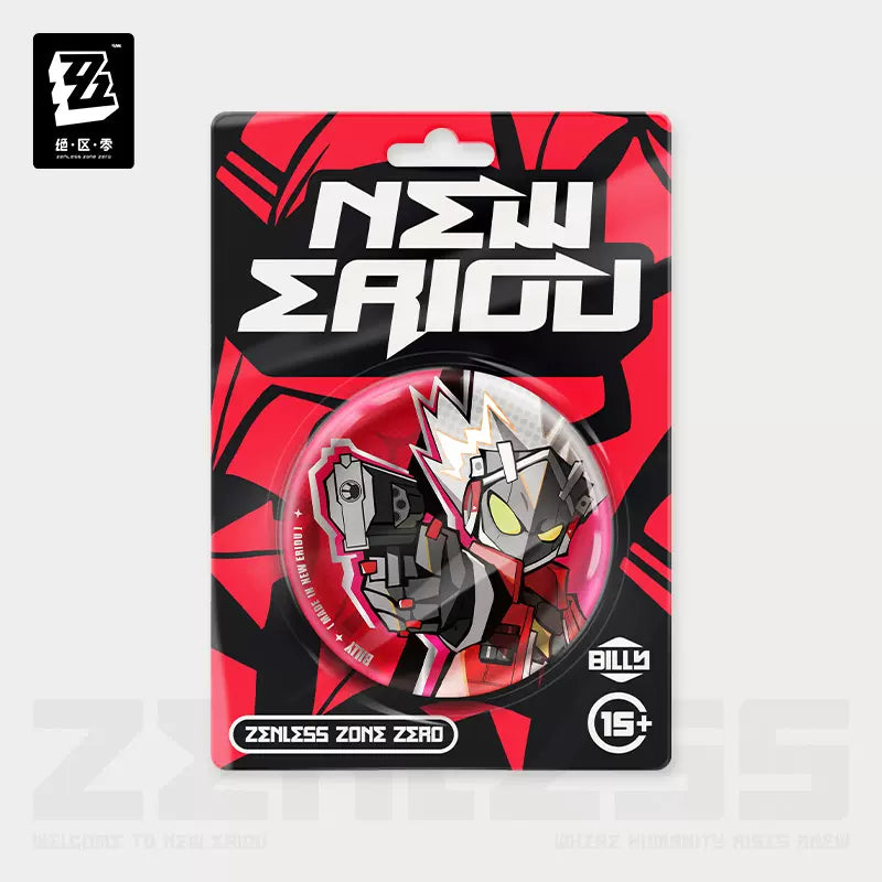 Zenless Zone Zero Ridu Series Chibi Badge Cunning Hares