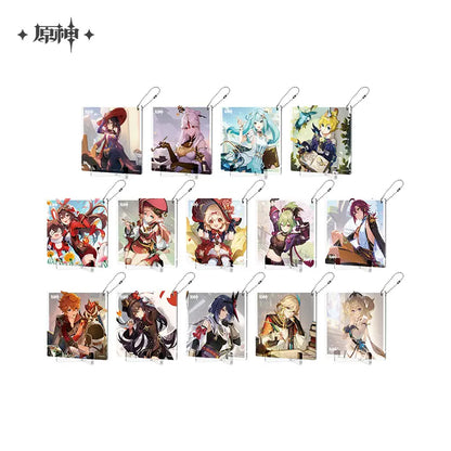 Genshin Impact Fateful Day Series Coaster Keychain