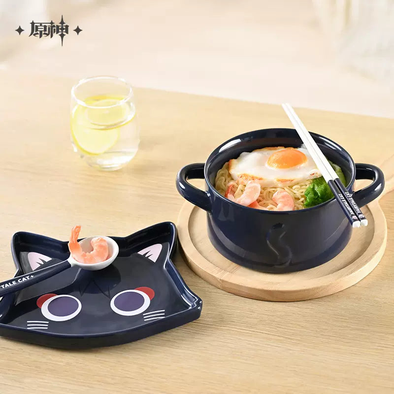 Genshin Impact Wanderer's Fairy Cat Ceramic Tableware Set