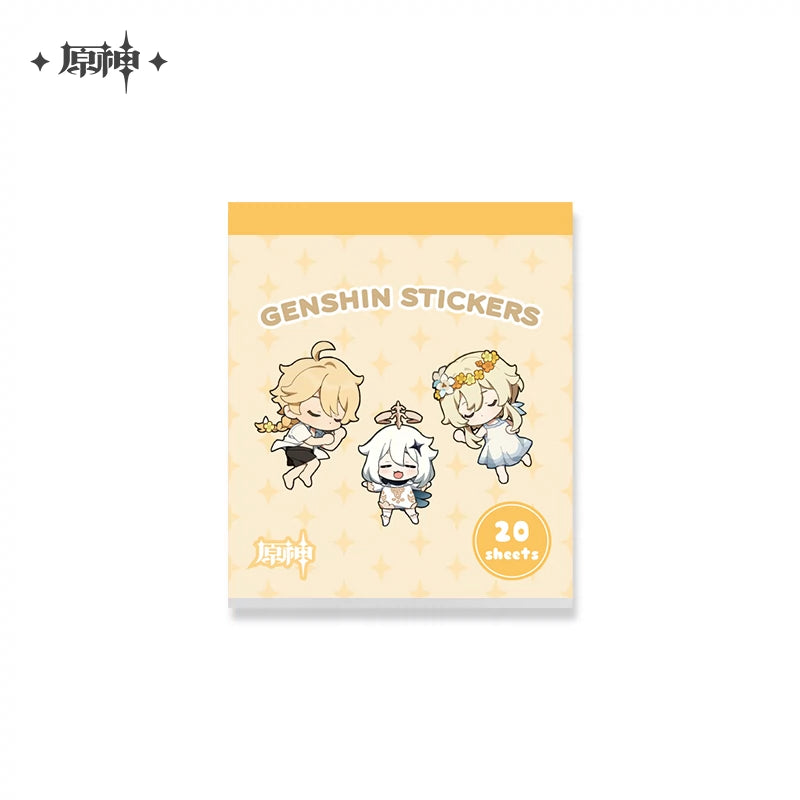 Genshin Impact Chibi Sticker Book