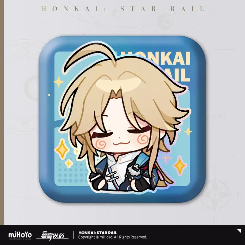 Honkai: Star Rail Pom-Pom Exhibition Hall Series Square Badge