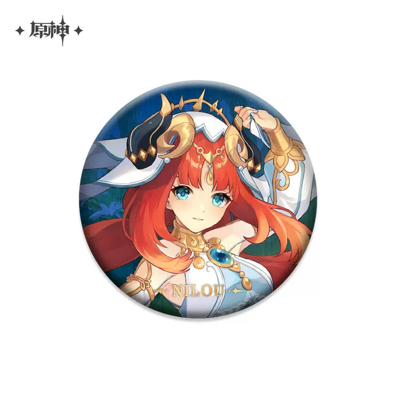 Genshin Impact Themed Series Character Badge (In-Stock)