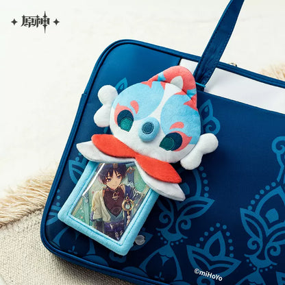 Genshin Impact Fontaine Themed Bubbly Seahorse Plush Cardholder