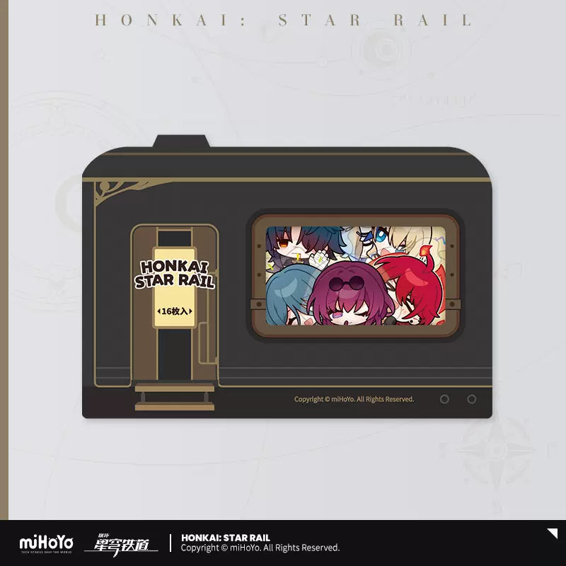 Honkai: Star Rail Pom-Pom Exhibition Hall Series Chibi Series Sticker Pack