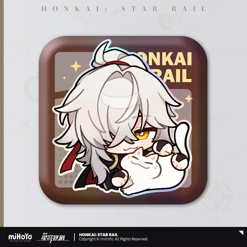 Honkai: Star Rail Pom-Pom Exhibition Hall Series Square Badge