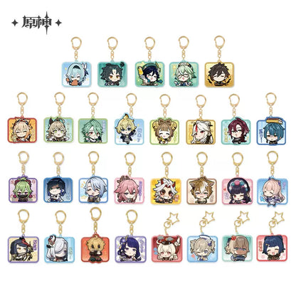 Genshin Impact Chibi Emoticon Series Keychain Vol 1 (In-Stock)