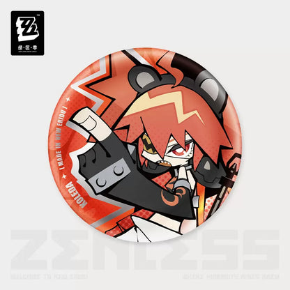 Zenless Zone Zero Ridu Series Chibi Badge Belobog Heavy Industries