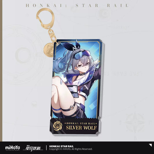 Honkai: Star Rail Nihility Path Silver Wolf Character Art Series Keychain (In-Stock)