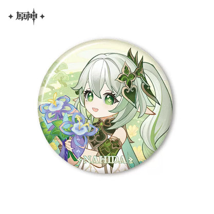 Genshin Impact Glittering Elixirs Themed Badge And Keychain