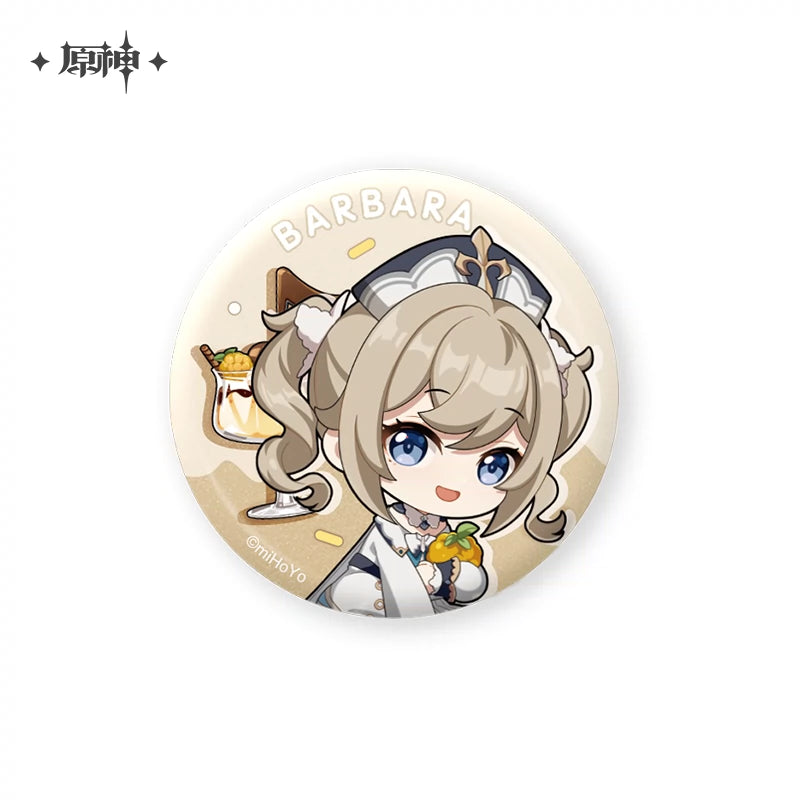 Genshin Impact Sweet Summer Themed Series Character Badge