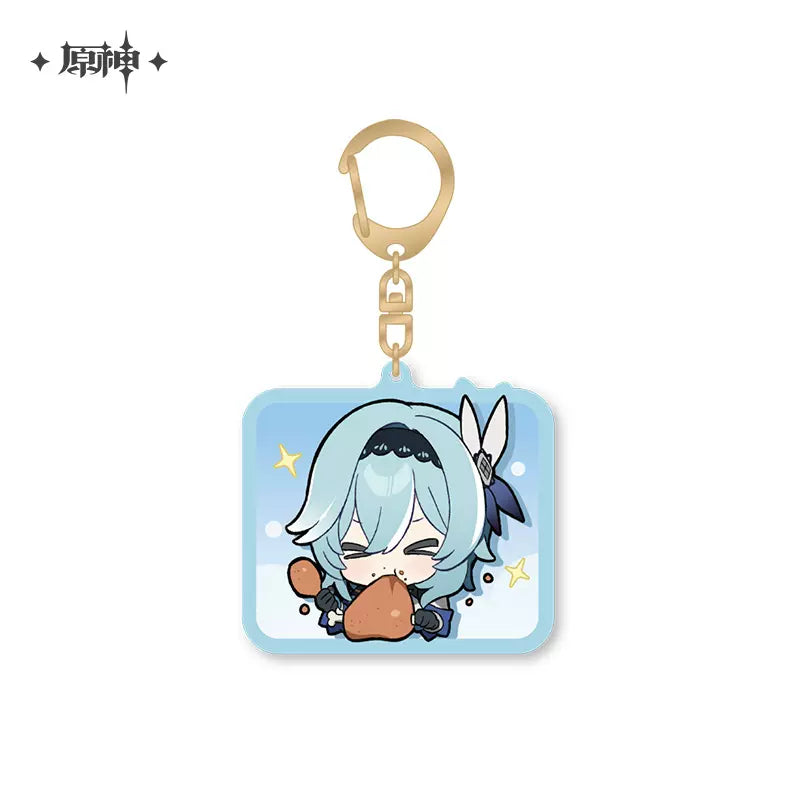 Genshin Impact Chibi Emoticon Series Keychain Vol 1