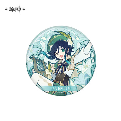 Genshin impact Windblume's Breath Themed Series Badge