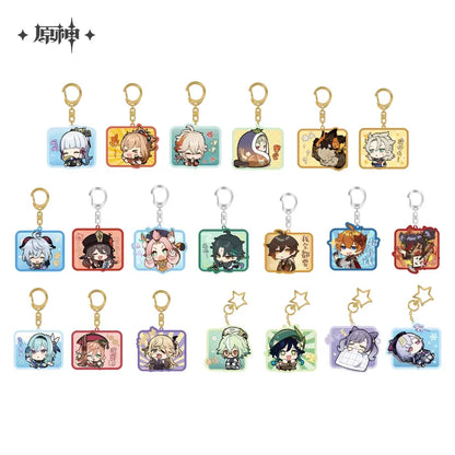 Genshin Impact Chibi Emoticon Series Keychain Vol 2