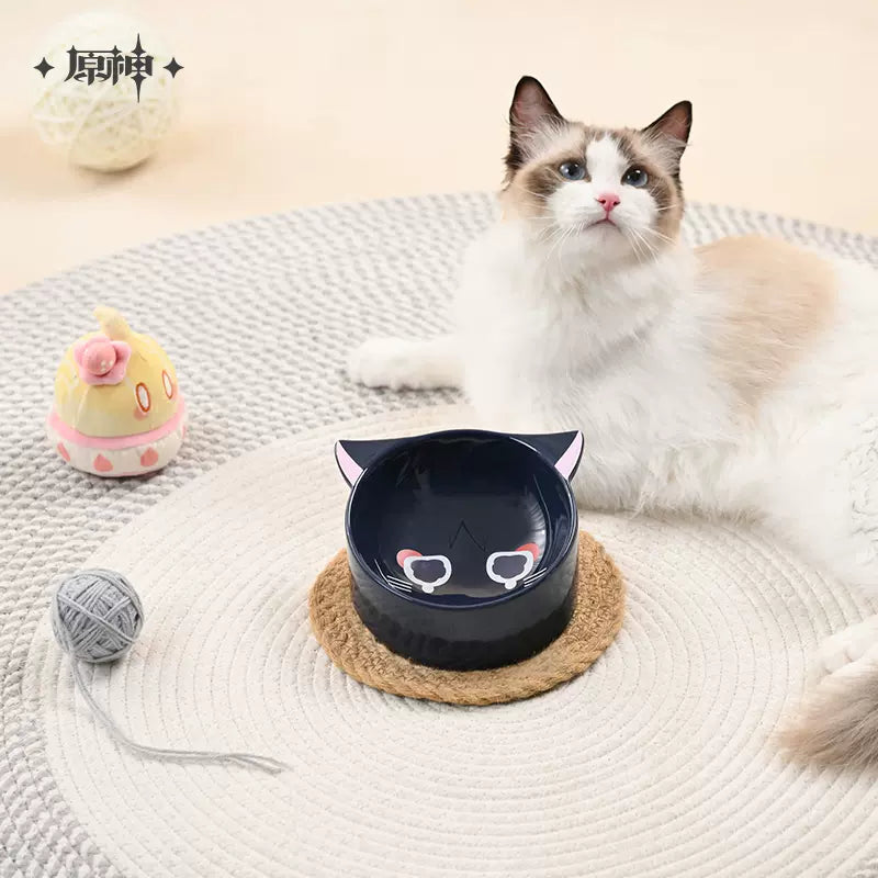 Genshin Impact Wanderer's Fairy Cat Ceramic Pet Bowl