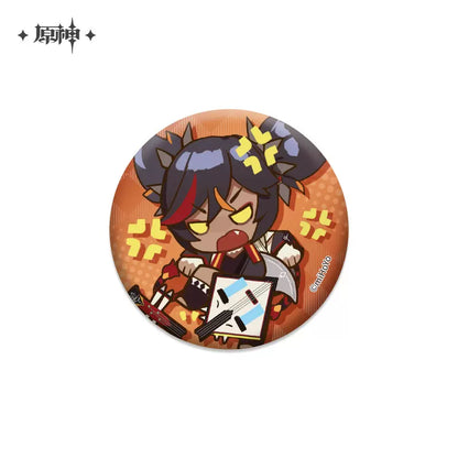 Genshin Impact Chibi Emoticon Series Badge Vol 2