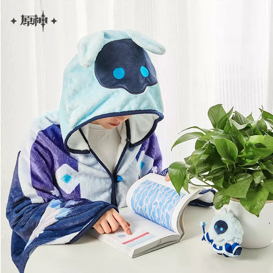 Genshin Impact Cyro Abyss Mage Fleece Hooded blanket