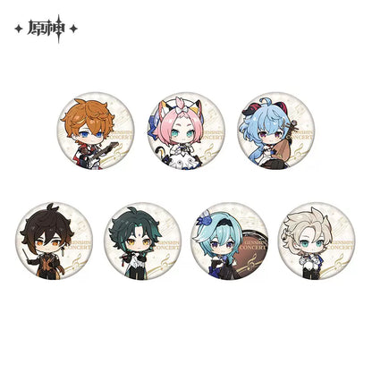 Genshin Impact Melodies Of An Endless Journey Chibi Character Badge Vol 2