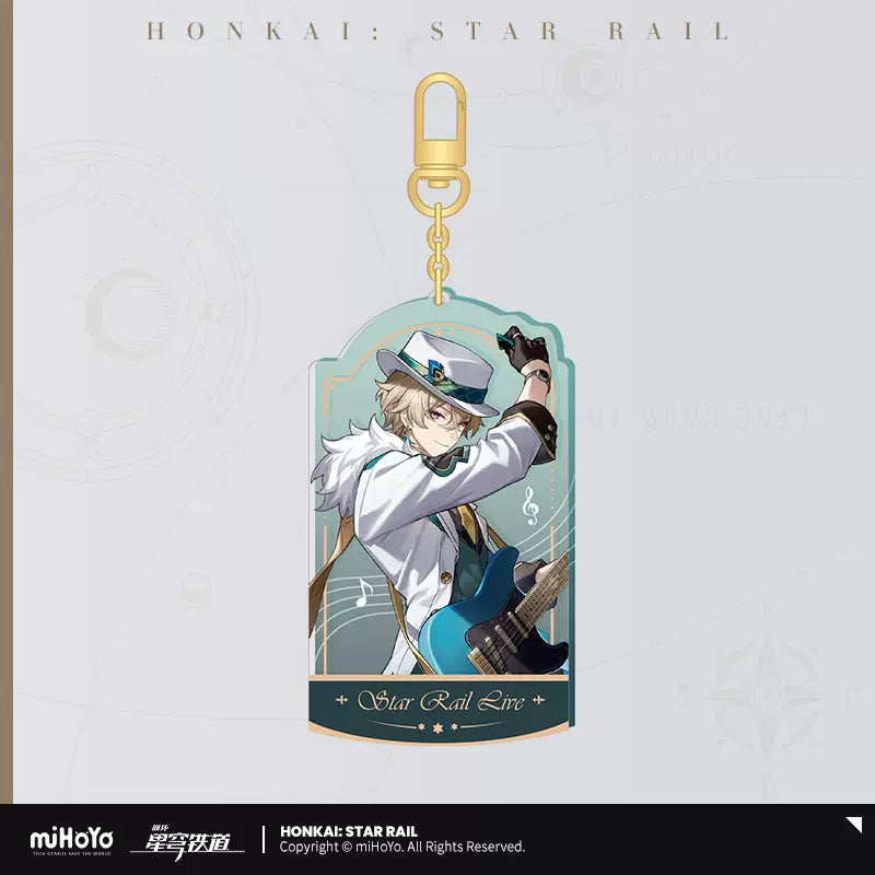 Honkai:Star Rail LIVE Character Acrylic Pendant Keychain