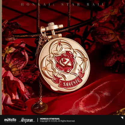 Honkai:Star Rail Pure & Unparalleled Beauty Series Pocket Watch Shaped Mirror Pendant