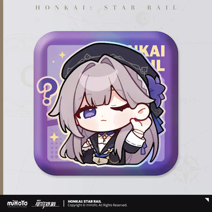 Honkai: Star Rail Pom-Pom Exhibition Hall Series Square Badge