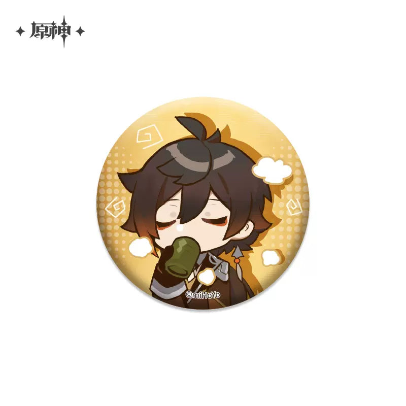 Genshin Impact Chibi Emoticon Series Badge Vol 2