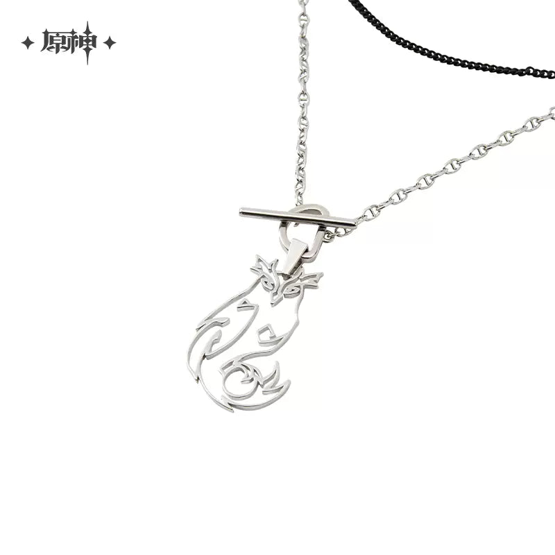 Genshin Impact Diluc Themed Necklace