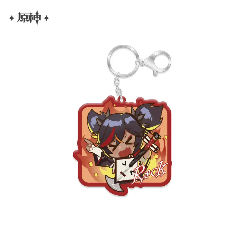 Genshin Impact Chibi Emoticon Series Keychain Vol 2