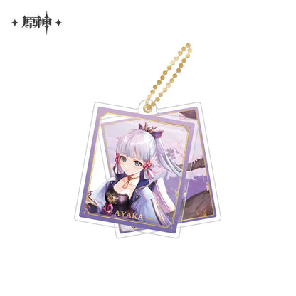 Genshin Impact Themed Series Double Acrylic Keychain