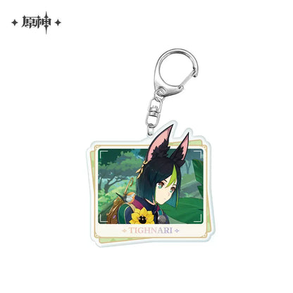 Genshin Impact Character PV Series Acrylic Pendant Keychain