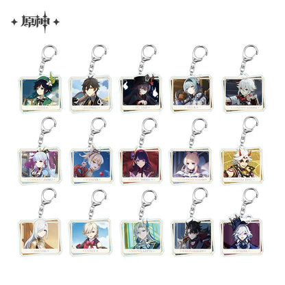 Genshin Impact Character PV Series Acrylic Pendant Keychain