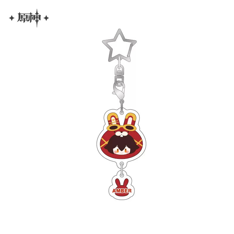 Genshin Impact Teyvat Zoo Series Acrylic Pendant Keychain